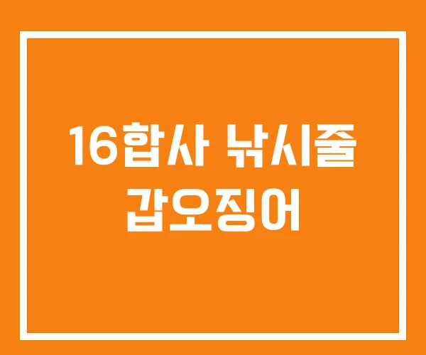 16합사 낚시줄 갑오징어 16합사 낚시줄 갑오징어