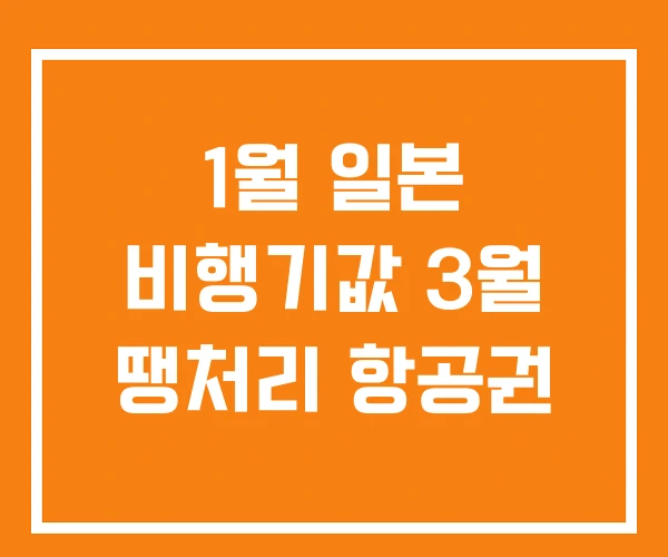 1월 일본 비행기값 3월 땡처리 항공권 1월 일본 비행기값 3월 땡처리 항공권
