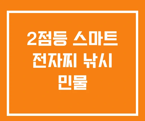2점등 스마트 전자찌 낚시 민물 2점등 스마트 전자찌 낚시 민물