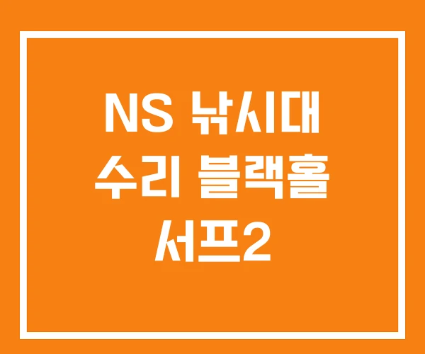 NS 낚시대 수리 블랙홀 서프2 NS 낚시대 수리 블랙홀 서프2