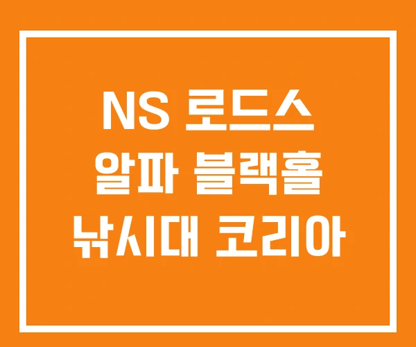 NS 로드스 알파 블랙홀 낚시대 코리아 NS 로드스 알파 블랙홀 낚시대 코리아