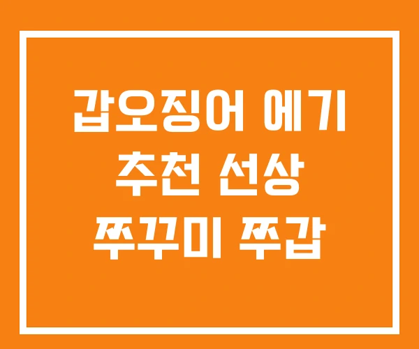 갑오징어 에기 추천 선상 쭈꾸미 쭈갑 갑오징어 에기 추천 선상 쭈꾸미 쭈갑