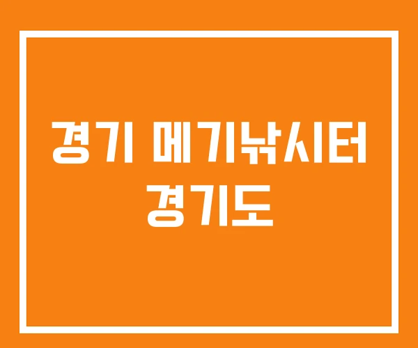 경기 메기낚시터 경기도