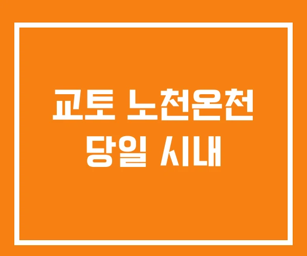 교토 노천온천 당일 시내 교토 노천온천 당일 시내