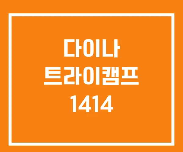 다이나 트라이캠프 1414