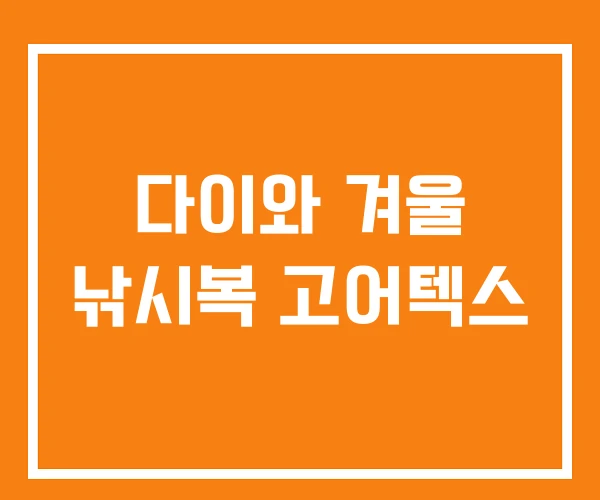 다이와 겨울 낚시복 고어텍스 다이와 겨울 낚시복 고어텍스