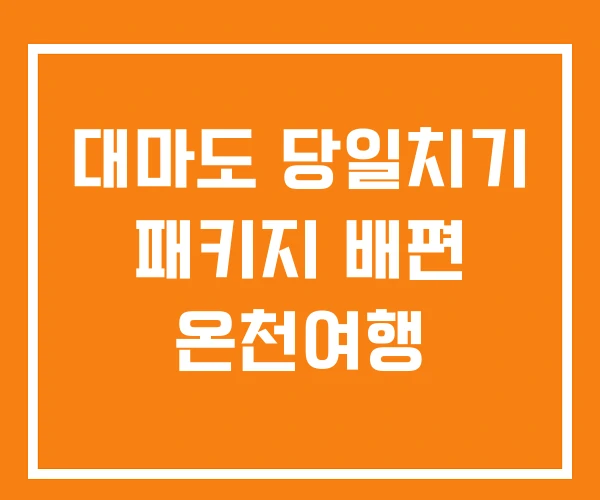 대마도 당일치기 패키지 배편 온천여행 대마도 당일치기 패키지 배편 온천여행