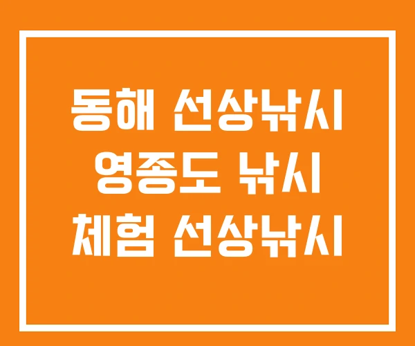 동해 선상낚시 영종도 낚시 체험 선상낚시 동해 선상낚시 영종도 낚시 체험 선상낚시