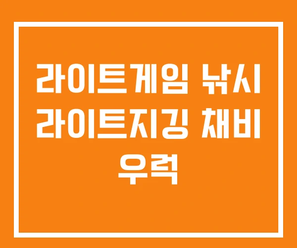 라이트게임 낚시 라이트지깅 채비 우럭 라이트게임 낚시 라이트지깅 채비 우럭