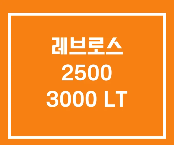 레브로스 2500 3000 LT