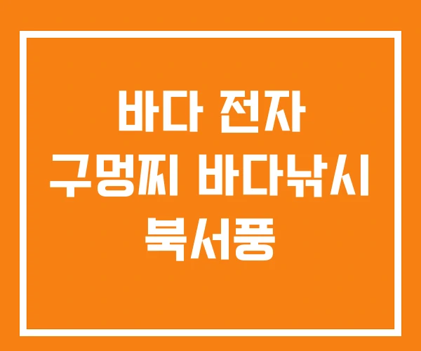 바다 전자 구멍찌 바다낚시 북서풍