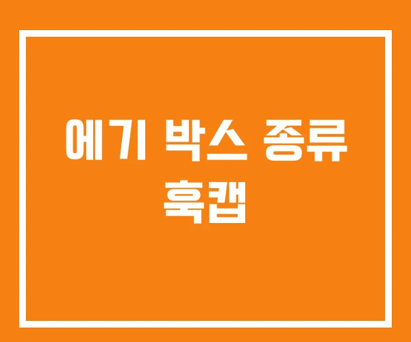 에기 박스 종류 훅캡 에기 박스 종류 훅캡