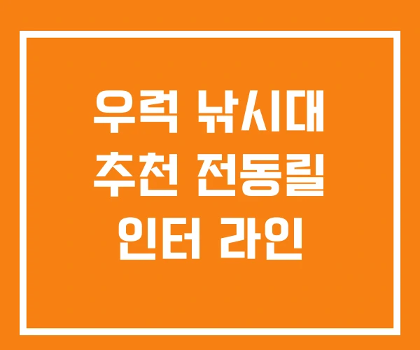우럭 낚시대 추천 전동릴 인터 라인 우럭 낚시대 추천 전동릴 인터 라인