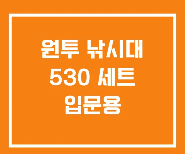 원투 낚시대 530 세트 입문용 원투 낚시대 530 세트 입문용