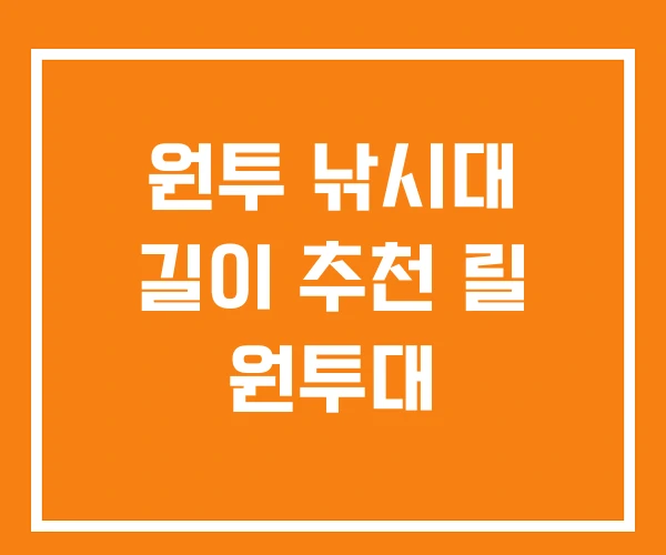 원투 낚시대 길이 추천 릴 원투대 원투 낚시대 길이 추천 릴 원투대