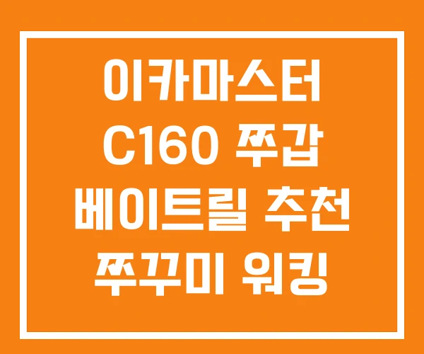 이카마스터 C160 쭈갑 베이트릴 추천 쭈꾸미 워킹 이카마스터 C160 쭈갑 베이트릴 추천 쭈꾸미 워킹