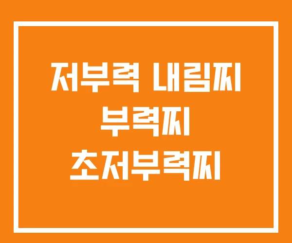 저부력 내림찌 부력찌 초저부력찌
